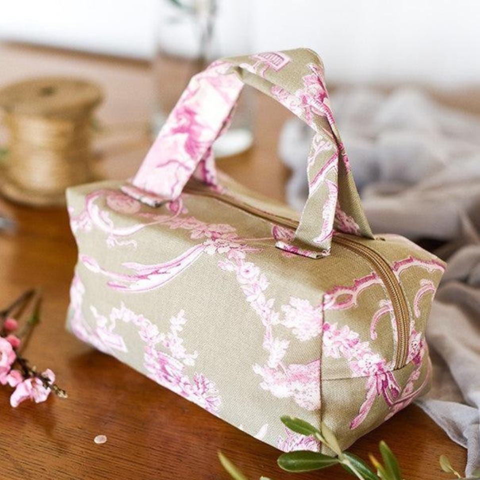 Bag in Toile de Jouy