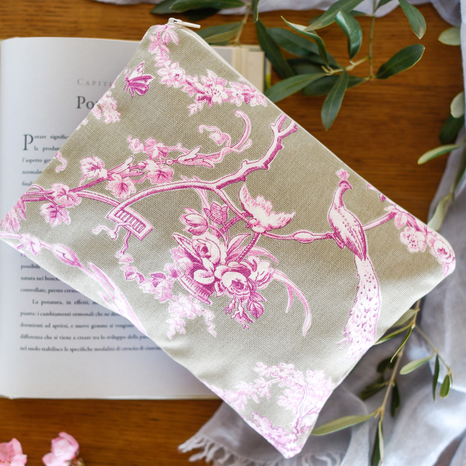 Pochette in Toile de Jouy