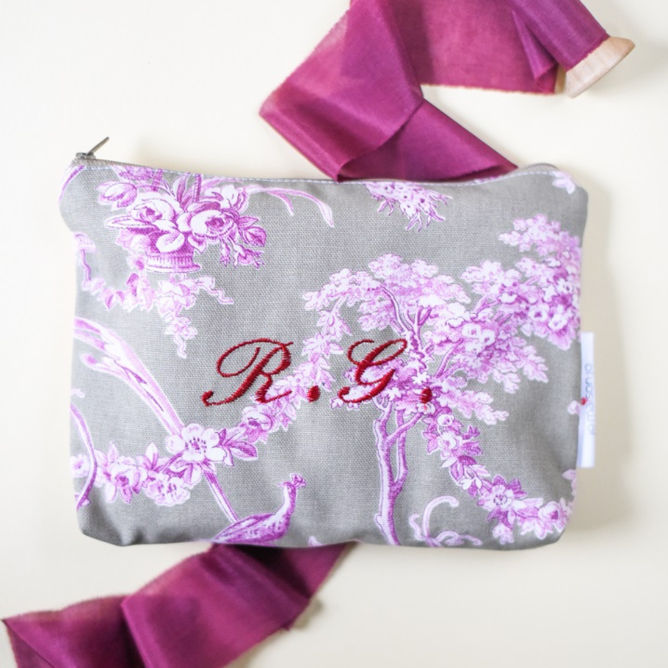 Pochette in Toile de Jouy