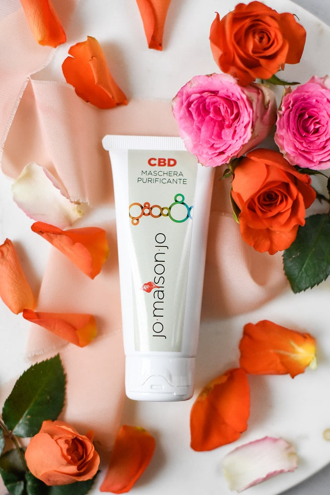 Maschera Viso Unisex Purificante al CBD