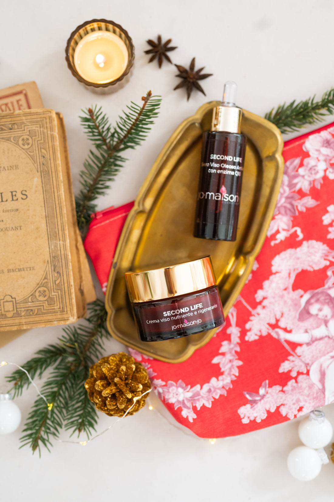 Pochette + Sérum et Crème au choix