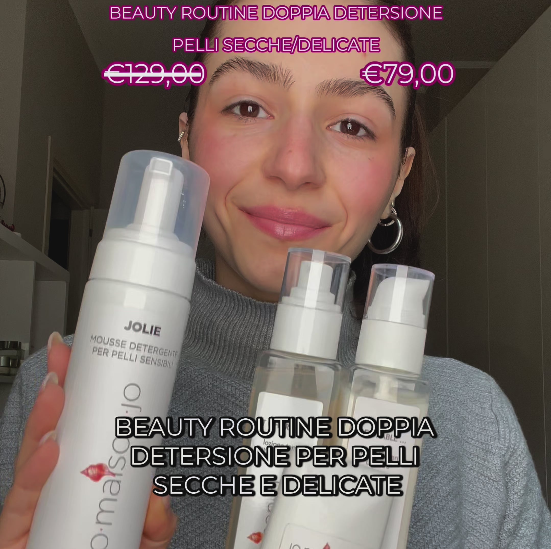 Beauty Routine Doppia Detersione Per Pelli Secche e Delicate