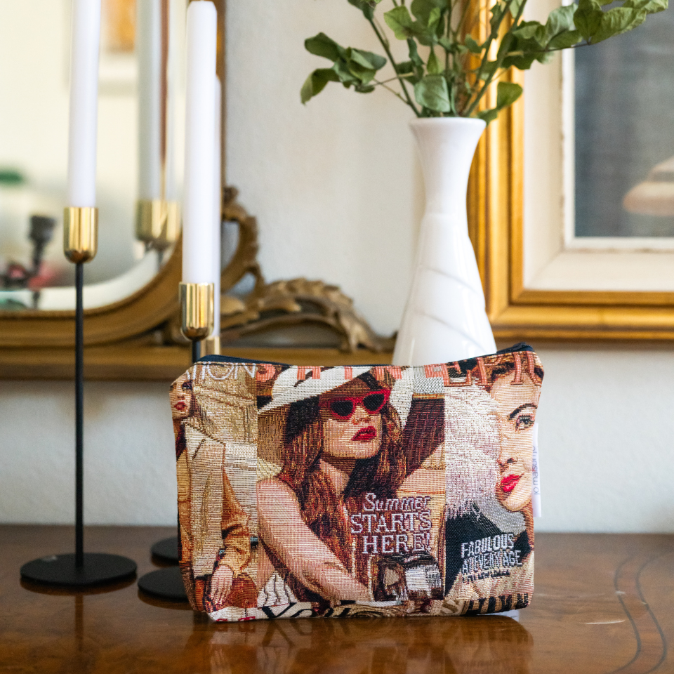 Pochette in Tessuto Gobelin - Fantasia Glam