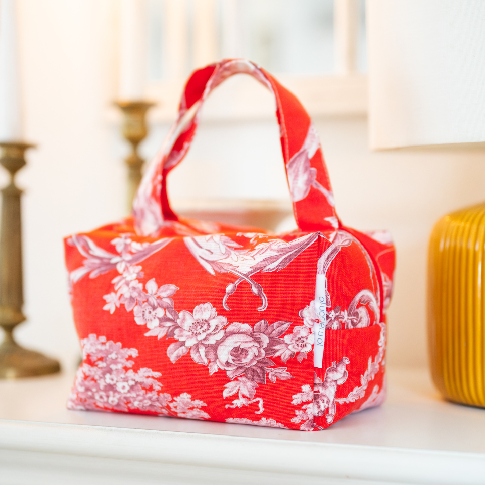 Bag in Toile de Jouy