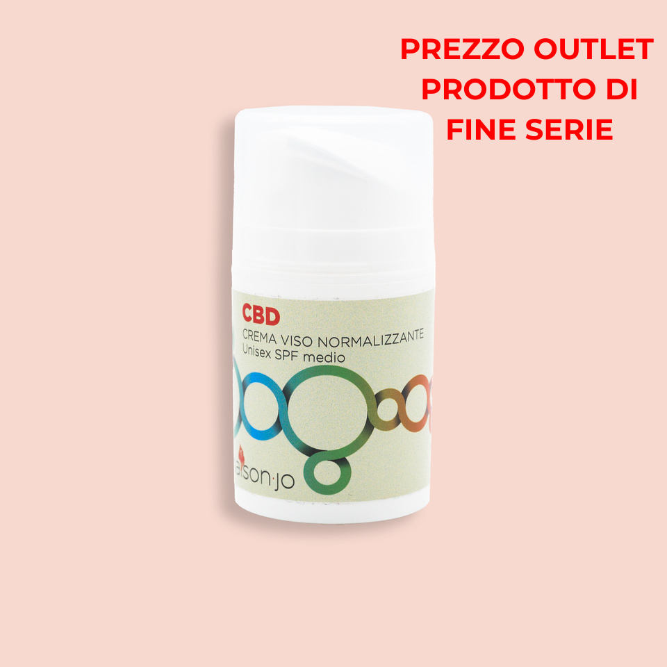 Unisex CBD Normalizing Face Cream with Medium SPF