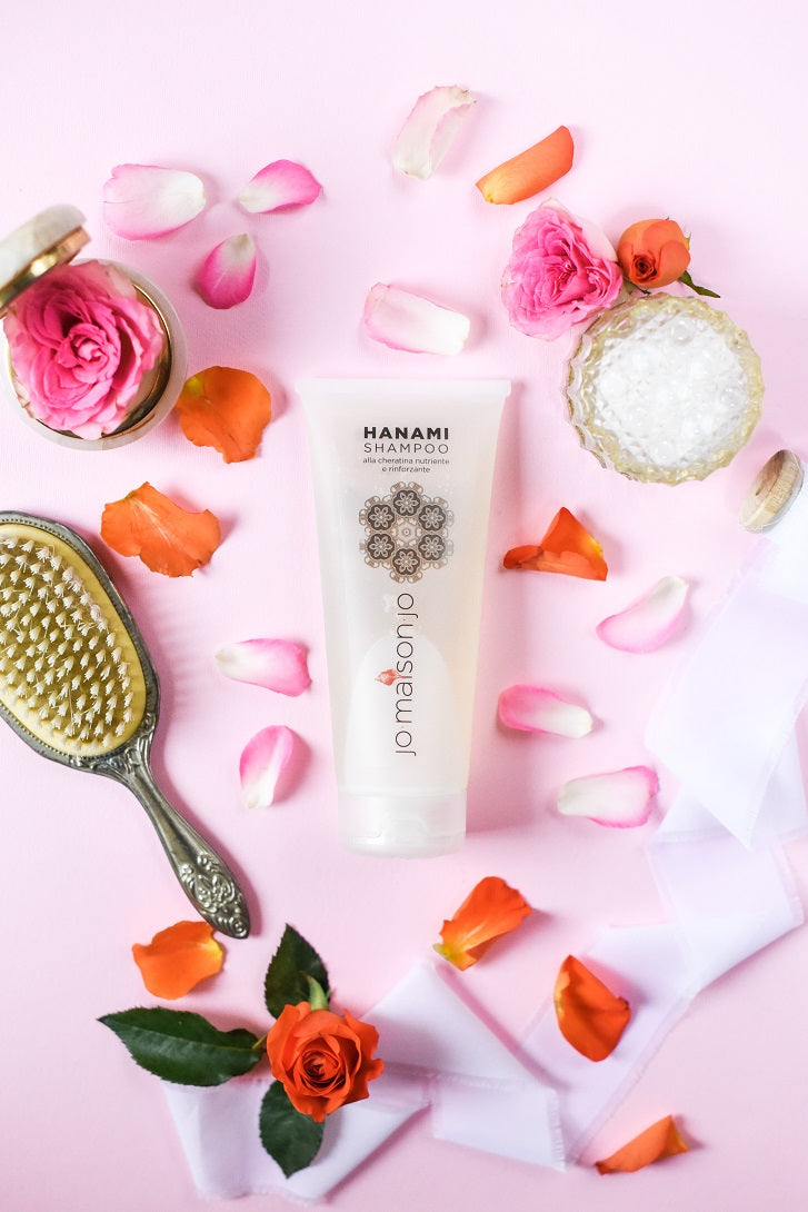 Shampoo alla Cheratina nutriente e rinforzante Hanami - SPEDITO DAL 28 OTTOBRE