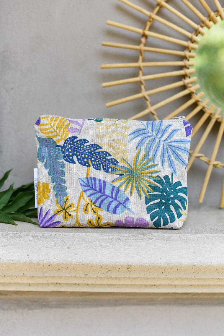 Patterned cotton pochette