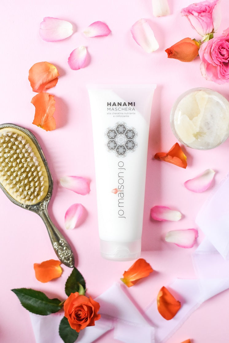 Maschera alla Cheratina nutriente e rinforzante Hanami